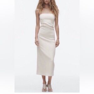 ZARA strapless midi dress, Blogger favorite 
- NWOT